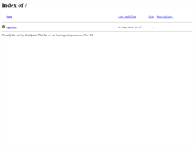 Tablet Screenshot of hosting.rebayona.com
